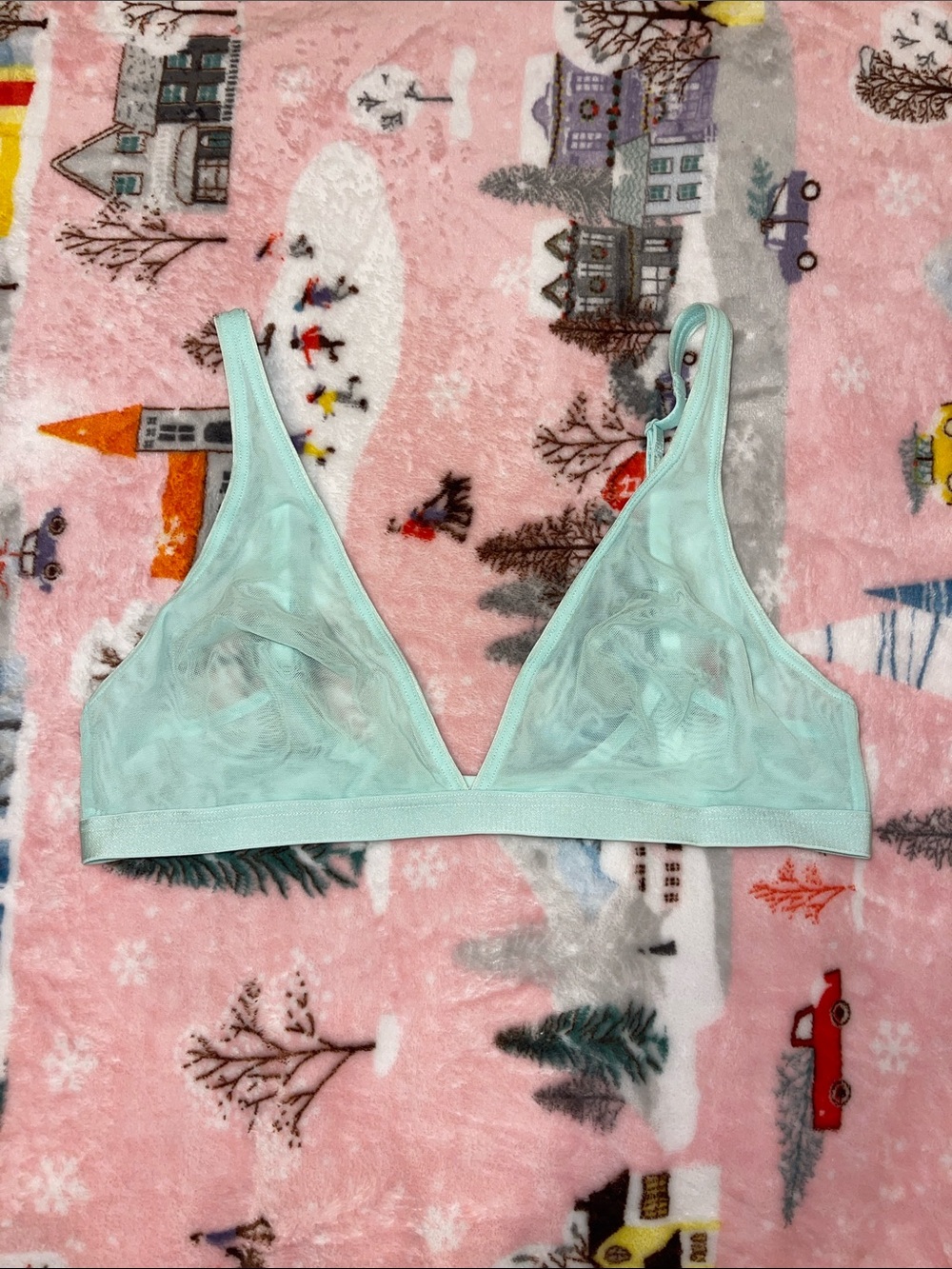 Parade Plunge Mesh Bralette